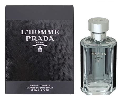 prada eau de toilette spray|prada l'homme 50 l.